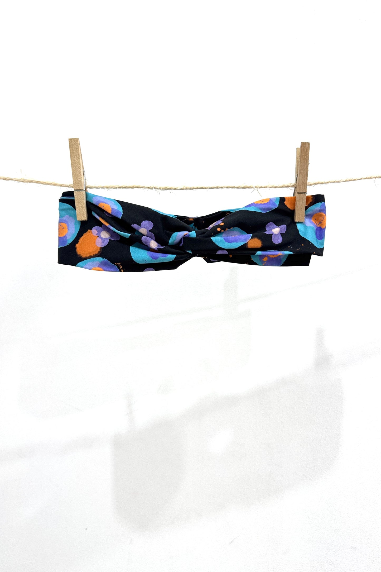 Bandeau Minuit — Bandeau cheveux imprimé floral