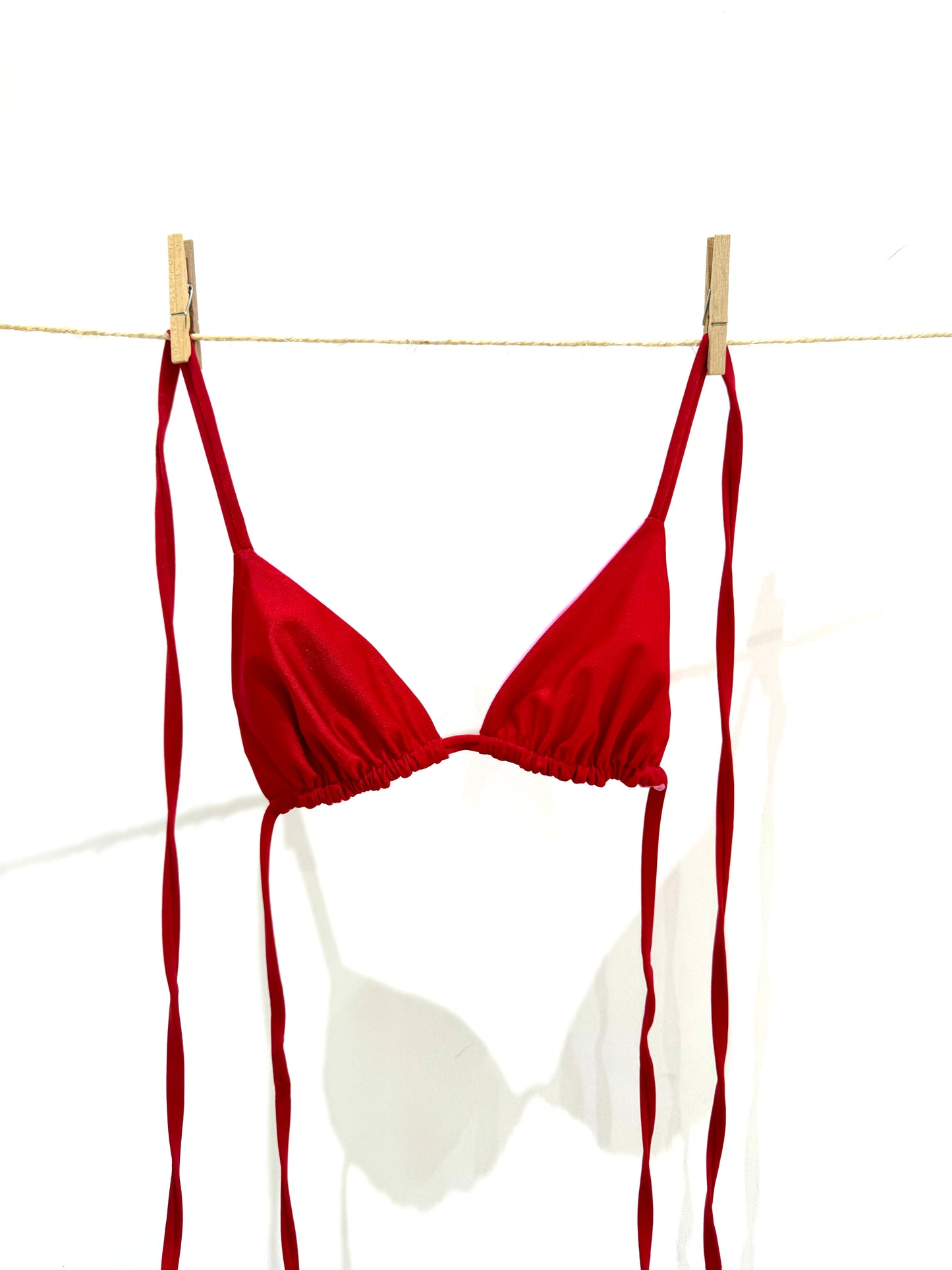 ;;;Bikini triangle rouge et rose;