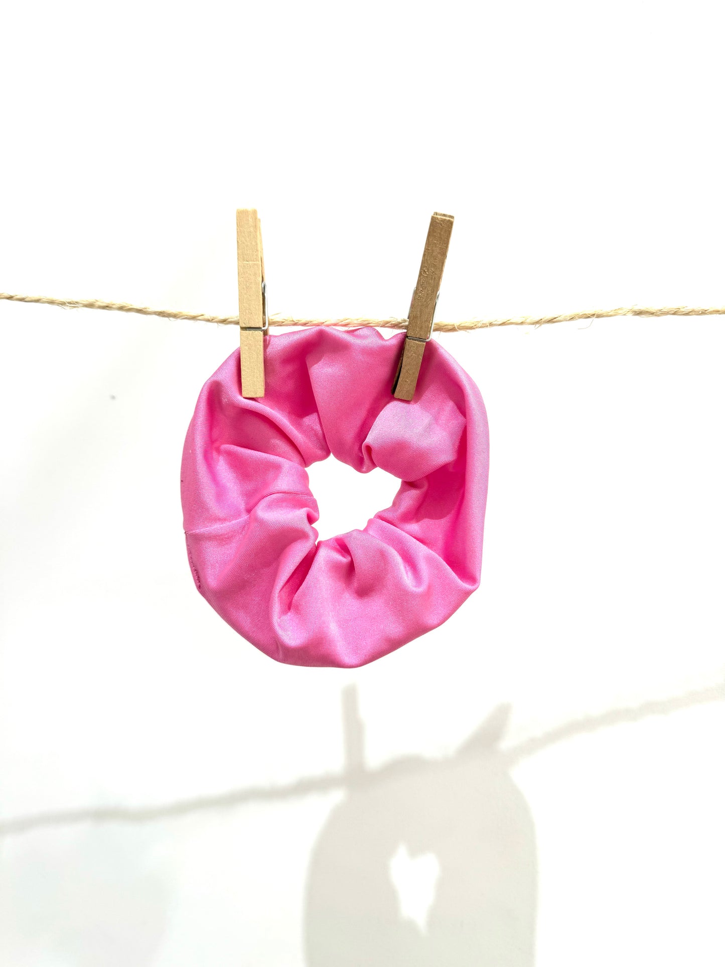 Pink scrunchie
