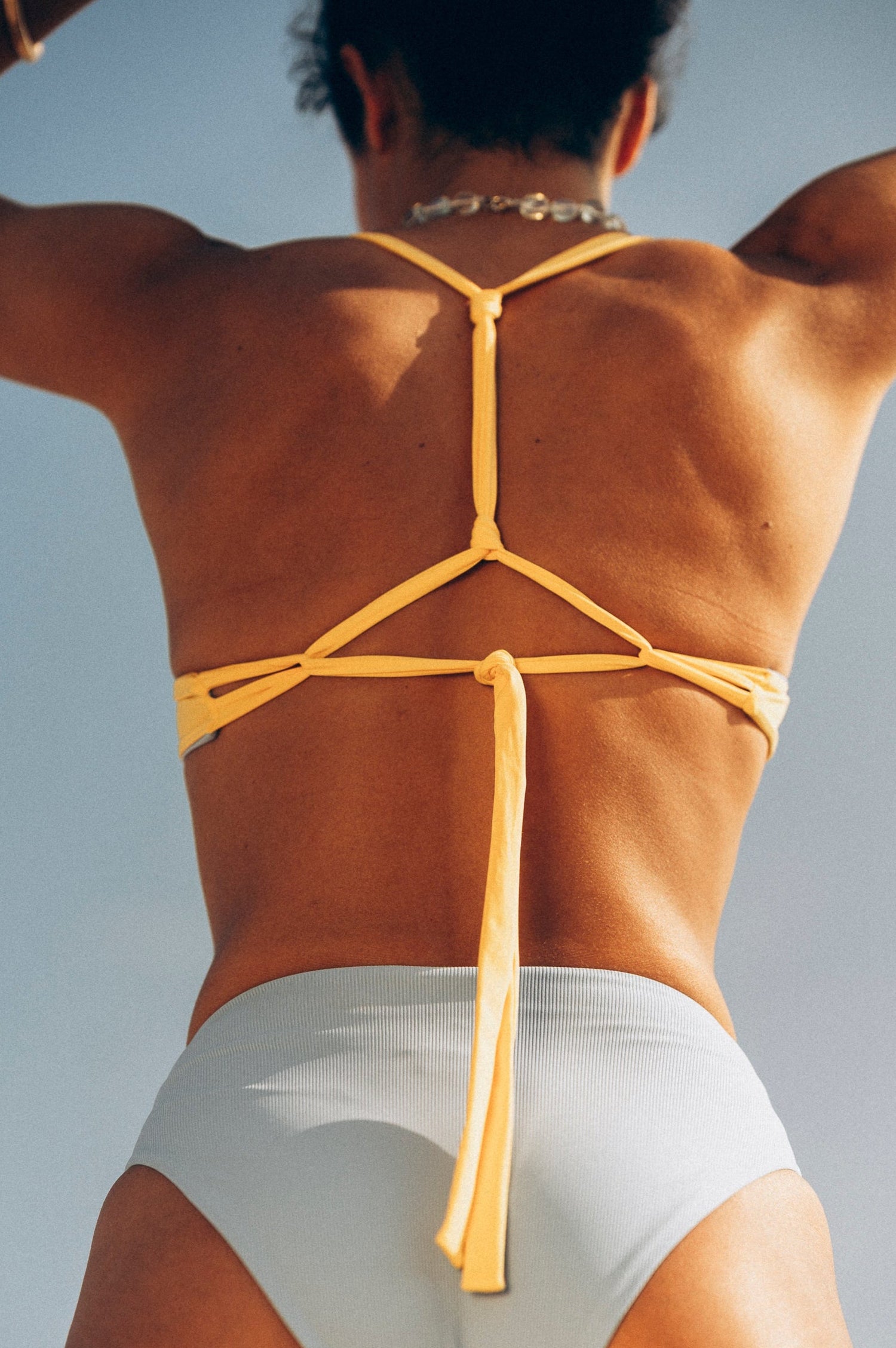 Haut de bikini réversible brassière réglable